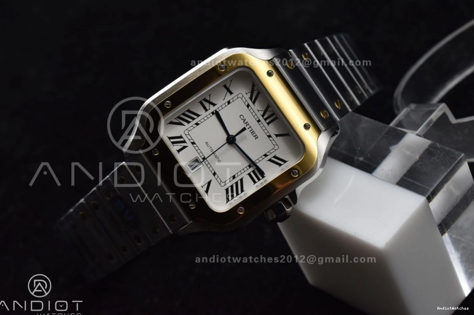 on BVF SS 1:1 40mm Contemporary Best 9015 YG Cartier de 1053 SS MIYOTA V YG Bracelet Edition White SmartLinks Dial Santos 0828